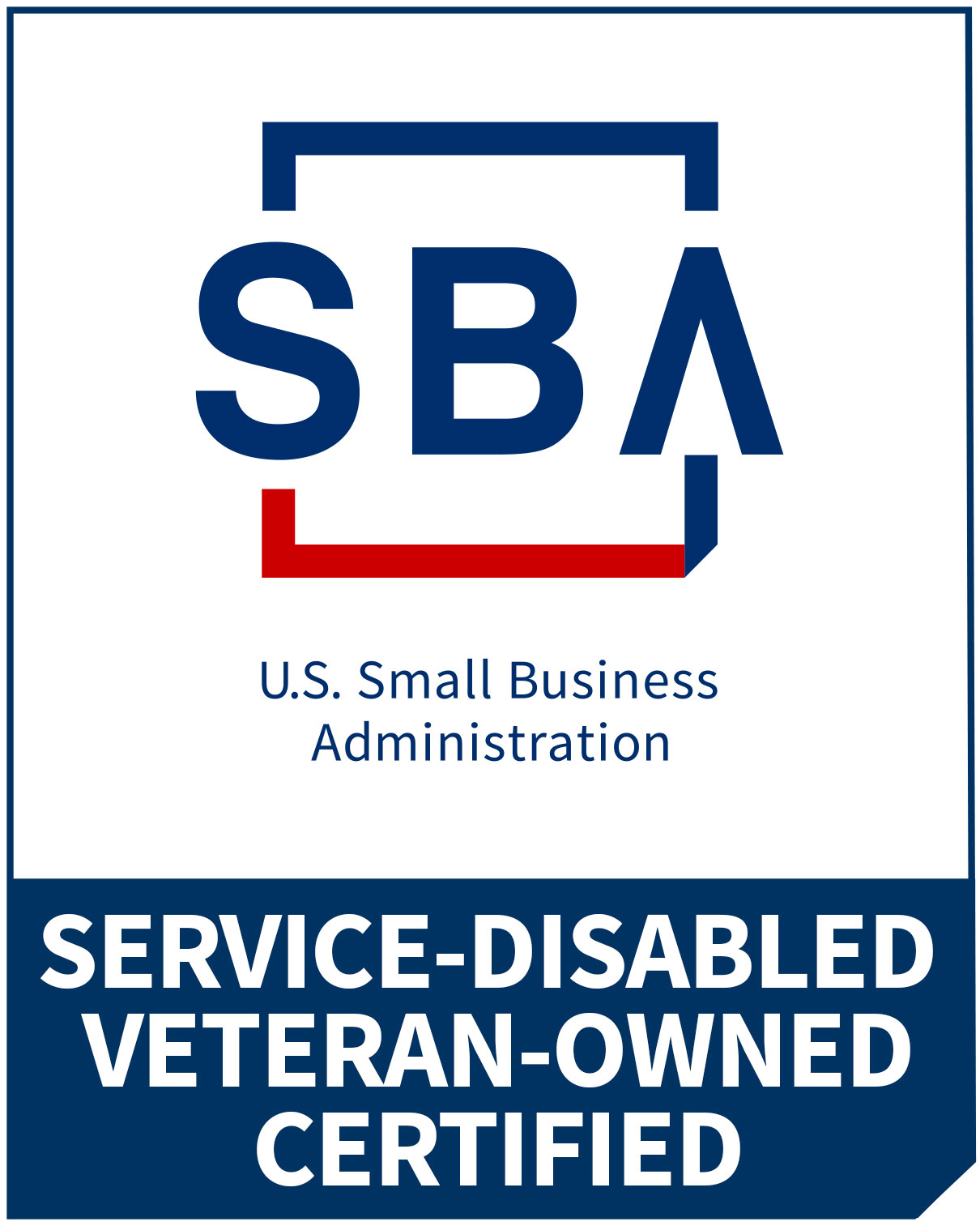 Certified Service-Disabled Veteran-Owned Small Business Seal